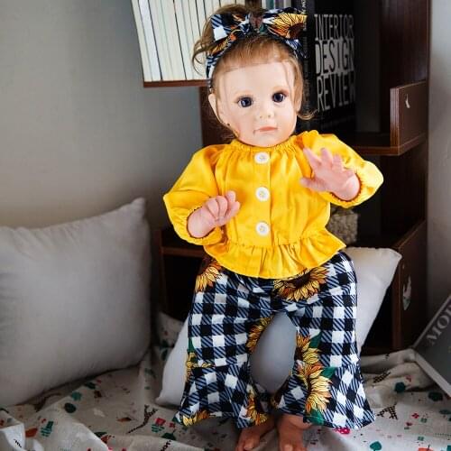 55CM Reborn Baby Doll Princess Girl Soft Touch Girl Doll Baby Reborn Toys Cosplay Rabbit Toddler Birthday Gifts