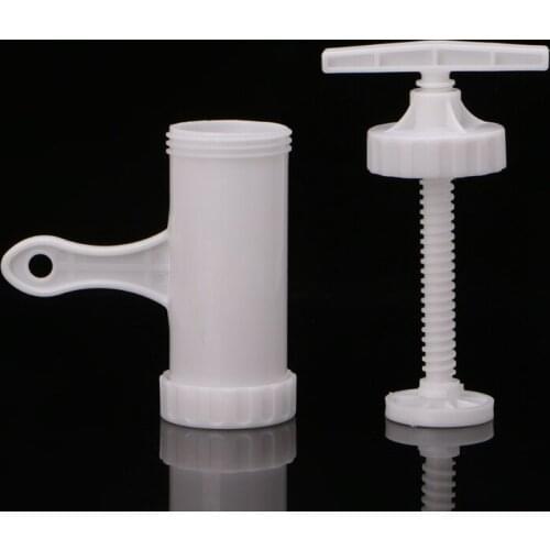 1 Set Hand Operated Sausage Maker Enema Machin Meat Stuffer Filler Barrel Funnel M76D