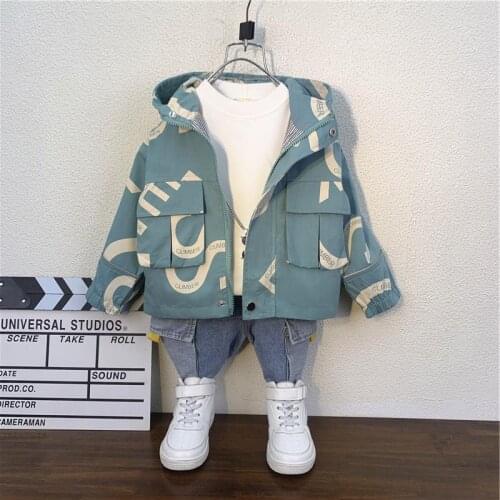 New Spring Autumn Coat Outerwear Top Children Clothes Kids Costume Teenage Formal Home Outdoor Boy Clothing High Quality
