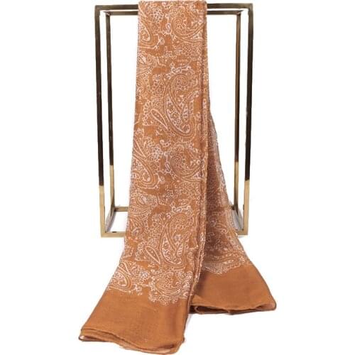 New arrival women scarf print cashew viscose shawl muslim hijab head scarf bohemina style pashmina wraps scarves 180*80cm