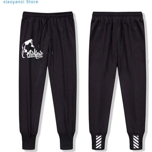New men sweatpants Parkour Printed Mens sportswear long pants For Men Funny Brand Male trousers Clothing