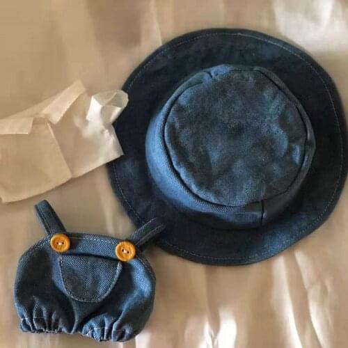 [MYKPOP]KPOP Dolls Clothes & Accessories: Overalls 3pcs Set for 20cm Dolls(without Doll) Fans Collection SC21080312