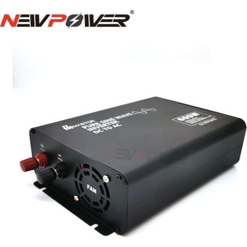 Office use With LCD Inverter Power Converter 600W DC 12V 24V 48V 60V 72V TO 100V 110V 120V 220V 230V AC Pure Sine Wave Inverter