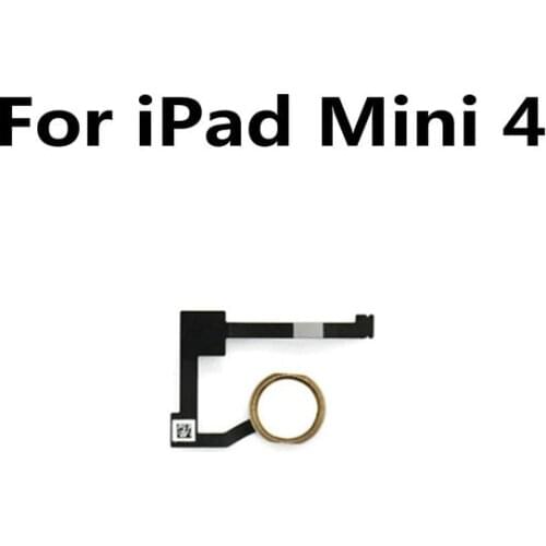 Fingerprint Scanner Home Return Menu Button Flex Cable For iPad Mini 4 A1538 A1550
