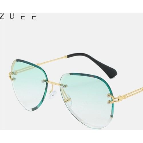 Luxury Fashion Fashion Sunglasses Ladies Luxury Frameless Sunglasses Men Shade UV400 Outdoor Ladies Sunglasses Sunglasses