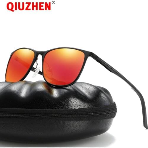 Mens Aluminum Full-rim Square Sunglasses for Women Lifestyle Polarized Sun Glasses Lightest Weight Unisex Casual Sunglass 5937