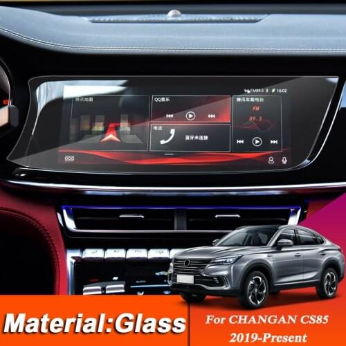 Car Styling GPS Navigation Screen Protective Film For CHANGAN CS85 2019-Present Dashboard Display TPU Sticker Auto Accessories