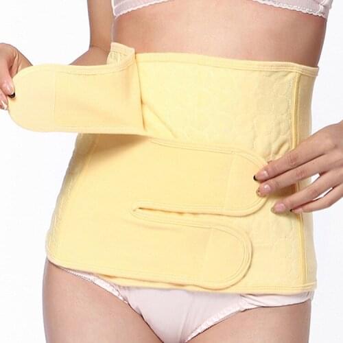 Shun Section Dual Purpose Yellow Shaping Corset Pure Cotton Waist Supporter Pregnant Women Maternal Corset Fitness Breathable Po