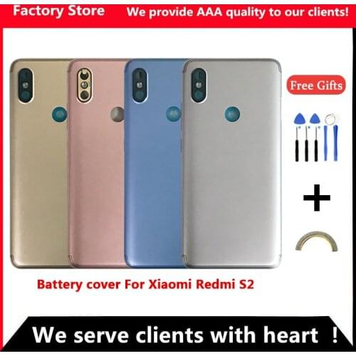 Battery Back Cover For Xiaomi Redmi S2 Back Cover For Redmi S2 Battery Cover Housing +Volume Power Buttons