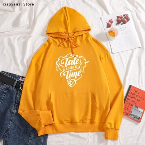 Tale as Old as Time Women hoodies Cotton Casual Funny pullovers For Lady sweatshirts Hipster sportswear new-572