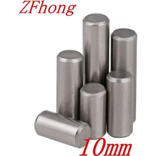 5pcs M10*20/25/30/5/40/45/50/55/60/70/80 10mm stainless steel dowel pin location pin stop pin length 3mm to 10mm