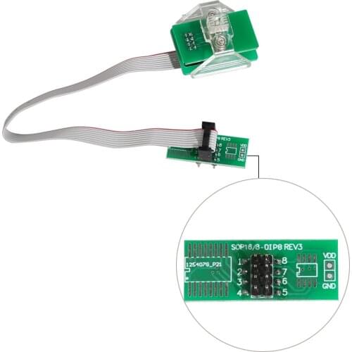 8PIN OEM FEM-BDC 95128/95256 Chip Anti-theft Data Reading Adapter for Work with VVDI Prog/Orange5/CG Pro 9S12