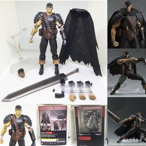 Berserk Figma 359 Black Swordman Action Figures Toys
