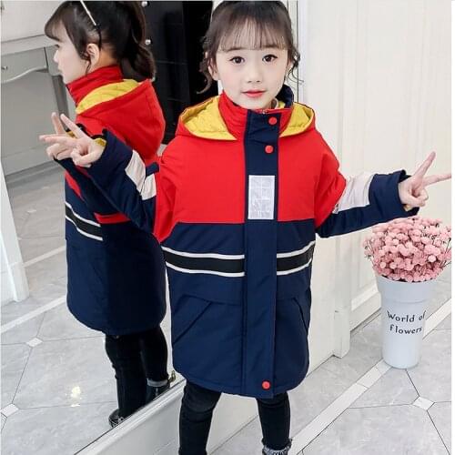 Childrens winter jacket windproof waterproof Thick warm detachable liner mountaineering jacket for girls kids winter girls coat
