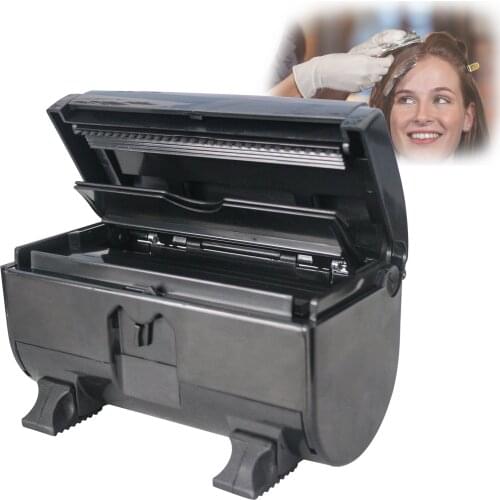 Fold Hairdressing Foil Dispenser Foil Cutting Tool for Salon Barber High Temperature Resistant Highlighting Foil Dispenser