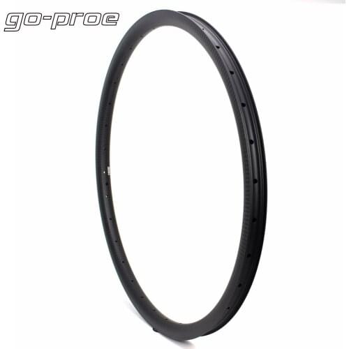 GO-PROE 27.5er MTB Carbon Rim Flyweight 255g Hookless Asymmetric Rims 27*23mm 28H 32H For Cross Country XC Mountain Bike Wheels