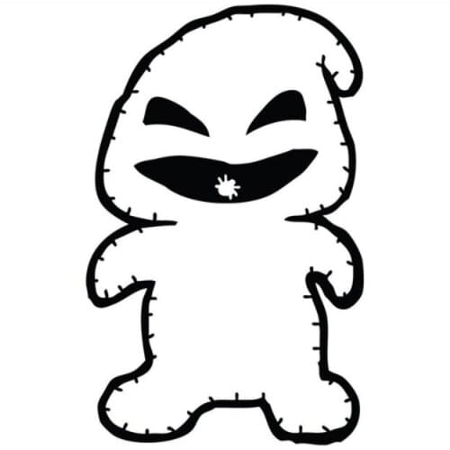 Nightmare Before Christmas Oogie Boogie Doll Die Cut Vinyl Car Decal Art Decor Car Body Stickers L131