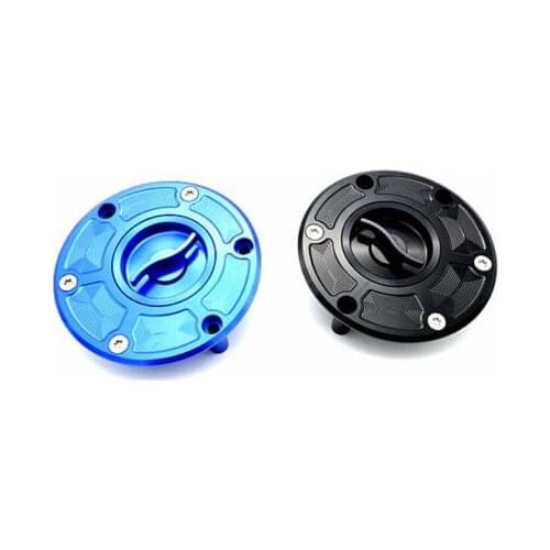 Motorcycle Quick Release Racing Fuel Cap Blue For TRIUMPH 675 2013 2014 2015 2016