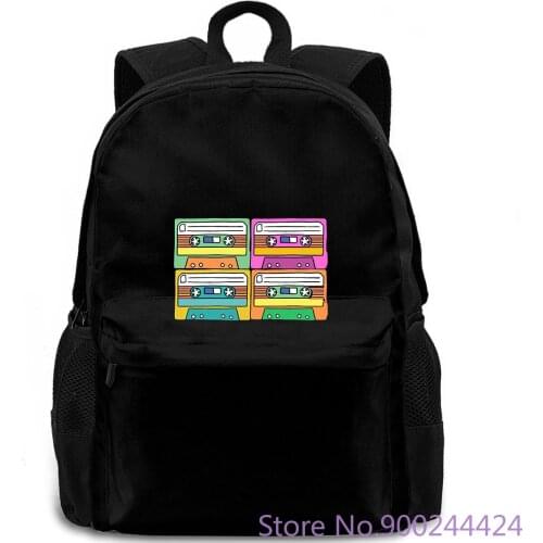 Cassettes Pop Art Design Mens Men Fitness Fashion Classic backpack