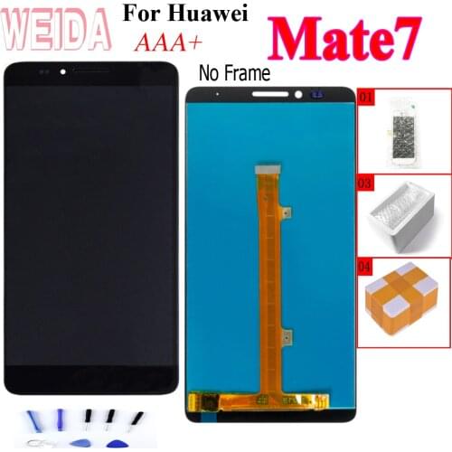 New for Huawei Mate 7 LCD Display Touch Screen Digitizer Assembly for Mate7 MT7 MT7-TL10 MT7-TL00 MT7-UL00 MT7-L09 Replacement