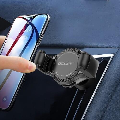 Ocube 10w Qi Fast Wireless Car Charger Charging Air Vent Mount Car Phone Holder For for iphone 11, samsung galaxy S10