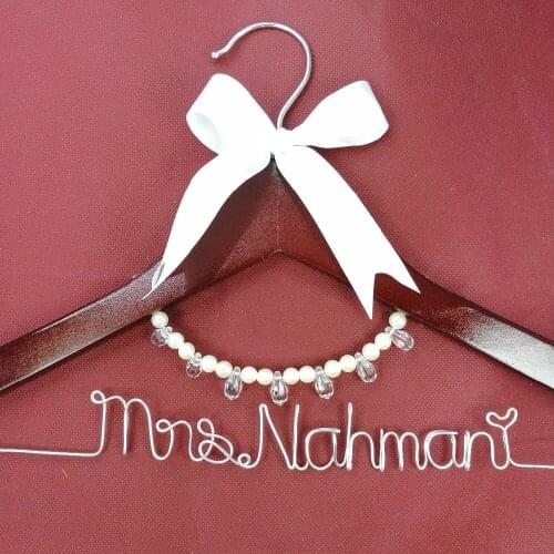 Personalized Wedding Hanger, bridesmaid gifts, brides hanger