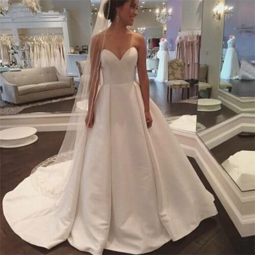 NUOXIFANG Vestido De Noiva Princess Satin Off The Shoulder Wedding Dresses A-Line Real Photos Bridal Gowns 2020