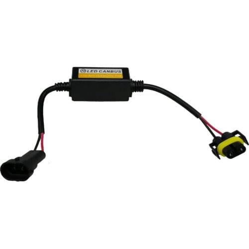 2pcs H8 H9 H11 LED Canbus Error Decoder Anti-Flickering Load Resistor Wire