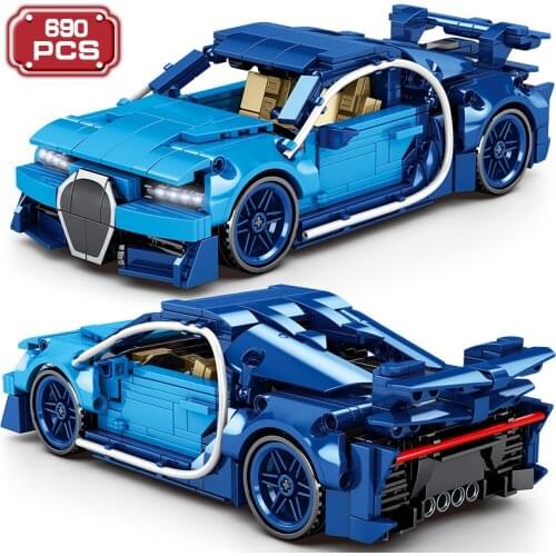 Technical Creative Famous Super Speed Car Building Blocks Expert Racing Sports Vehicle Kits Model Bricks Toys Gift for Childrens