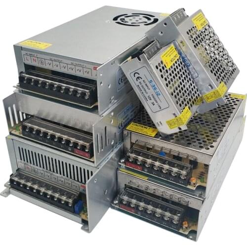 Lighting Transformers DC 5V 12V 24V 36V Power Supply Adapter 5 12 24 36 V VOlt Power Supply 1A 2A 3A 5A 6A 8A 10A 15A 20A 30A