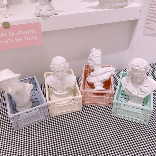 VIDAR 15cm Resin Mozart Beethoven Apollo Mercury Euridice Muse Europe Figure Plaster Statue Antique Home Decor Art Sketch Statue