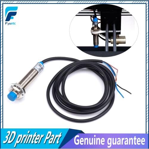 5pcs 3D Printer Parts LJ12A3-4-Z/BX Inductive Proximity Sensor Detection Switch NPN DC6-36V 4mm Normally Open proximity switch