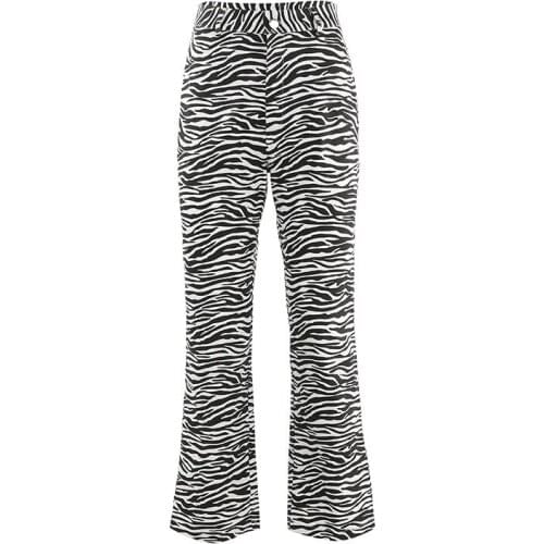 Mermaid Curve High Waist With Zebra Print Yoga Pant Sports And Leisure Unique Style Women Trousers Yoga Straight-leg Pants