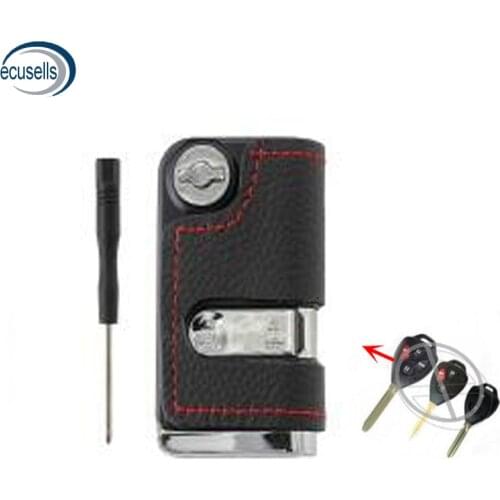 2-4 Button Modified Folding Flip Remote Key Shell for Toyota Camry RAV4 Scion