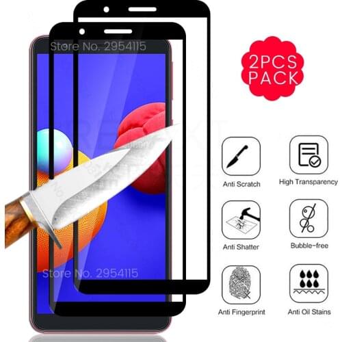 2PCS tempered glass for samsung galaxy a01 core 2020 sm-a013f/ds,sm-a013g/ds 5.3'' 9h premium screen protectors film guard cover