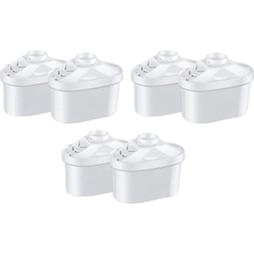 6Pcs/Set Replacement Filter Compatible for Brita, Siemens, Joyoung,Activated Carbon Water Filter for Brita Water Pitcher