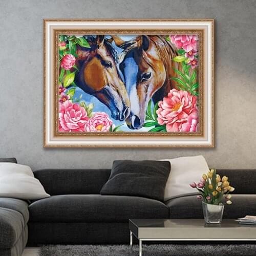 Horse lovers Diamond Painting 5D Diamond Painting Cross Stitch Diy Picture Paste Home Decor Gift cross embroidery