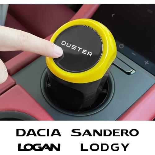 Car Trash Can Organizer Garbage Bin For Dacia Duster Lodgy Logan Sandero Dustbin Waste Rubbish Basket Auto Interior Accessories