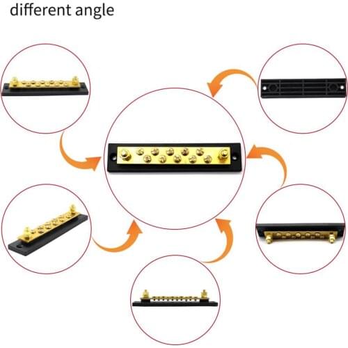 1 piece large busbar distribution block suitable for trucks, cars, yachts