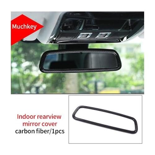 For BMW X5 F15 2014-2018 carbon fiber Interior rear mirror frame 1pcs