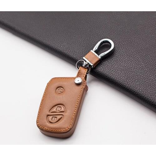 For Lexus ES 300 h 250 350 GS RX CT200h CT200 ES240 GX400 LX570 RX270 Carrying Leather 3 Buttons Smart Car Key Case Cover