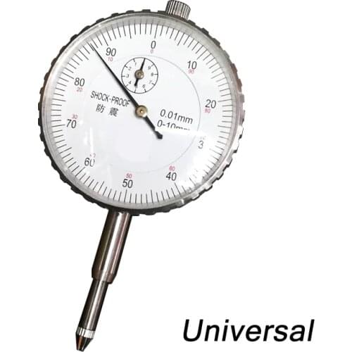 Accurate Dial Gauge Test Indicator Precision Metric with Dovetail Rails Mount 0-40-0 0.01mm Universal Measuring Instrument Tool