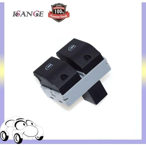 ISANCE Master Electric Power Window Switch 6Q0959858 For Seat Ibiza IV Fox Cordoba Polo Fox 2002 2003 2004 2005 2006 2007 2008