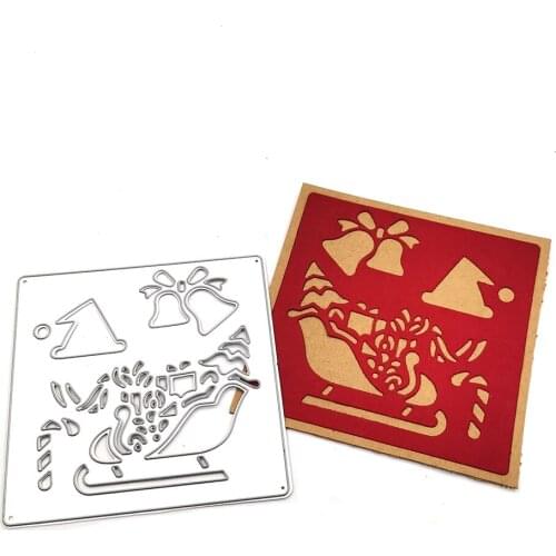 Julyarts Sled Bell Die Cut Tools For Scrapbooking Embossing Decorative Crafts DIY Wedding Paper Cards New