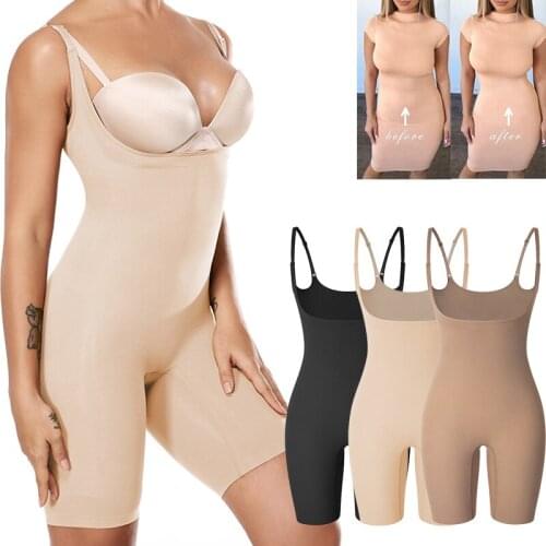 Waist Trainer Shapewear for Women Seamless Firm Triple Tummy Control Underwear Bodysuits Plus Size Body Shaper