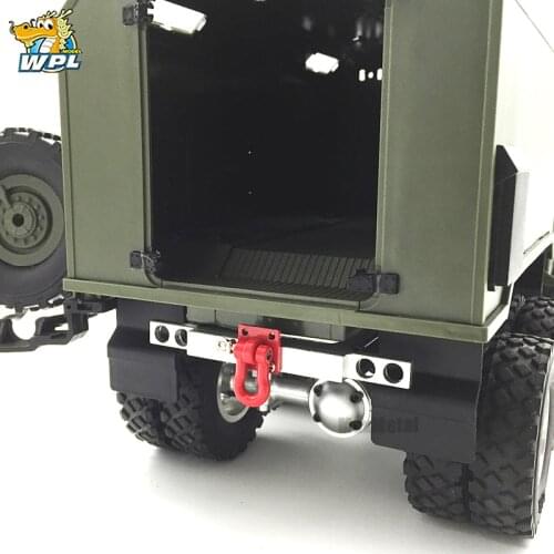Metal Rear Bumper Can Be Installed with Reversing Light Steering Signal Climbing Off-road Remote Control for WPL RC Car