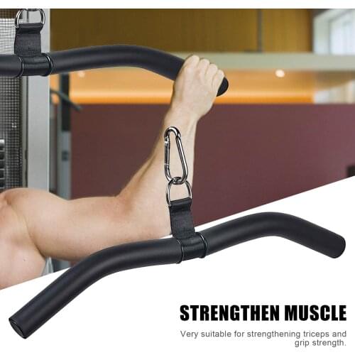 Multi-Functional Pull Down Bar For Cable Machine Strength Train For Home Gym Workout Seated Rowing Exercise Bars