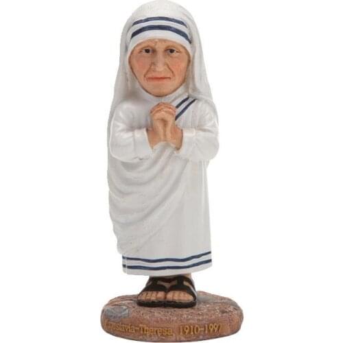 Nun small ornaments, home resin crafts, world famous celebrity ornaments