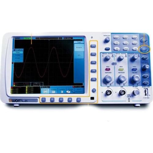 Owon deep memory Oscilloscope SDS8302V 8'' LCD 300MHz 2.5GS/s VGA 10M FFT LAN