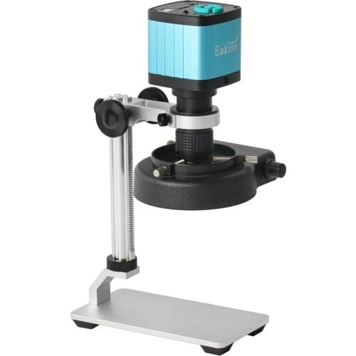 2K 48MP 37MP 36MP 14MP 1080P USB HDMI VGA Industry Electronic Video Microscope Camera+80X C Mount Lens+Stand For PCB Soldering